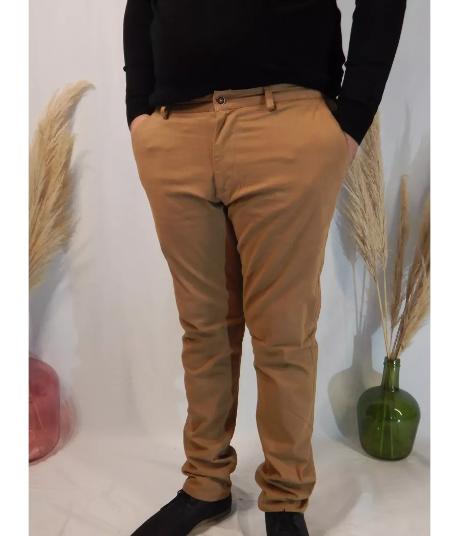 Pantalon chino slim stretch