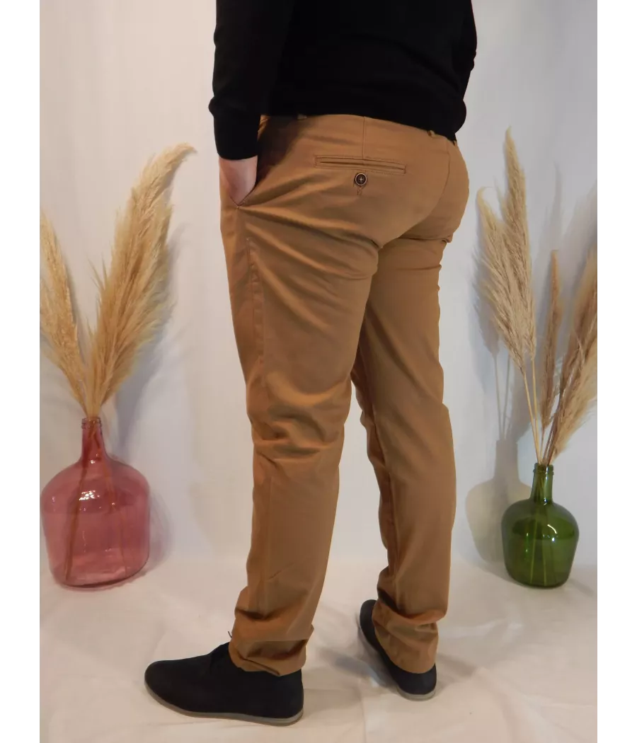 Pantalon chino slim stretch