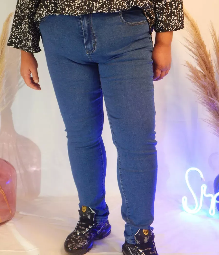 Jeans Curvy Taille Haute