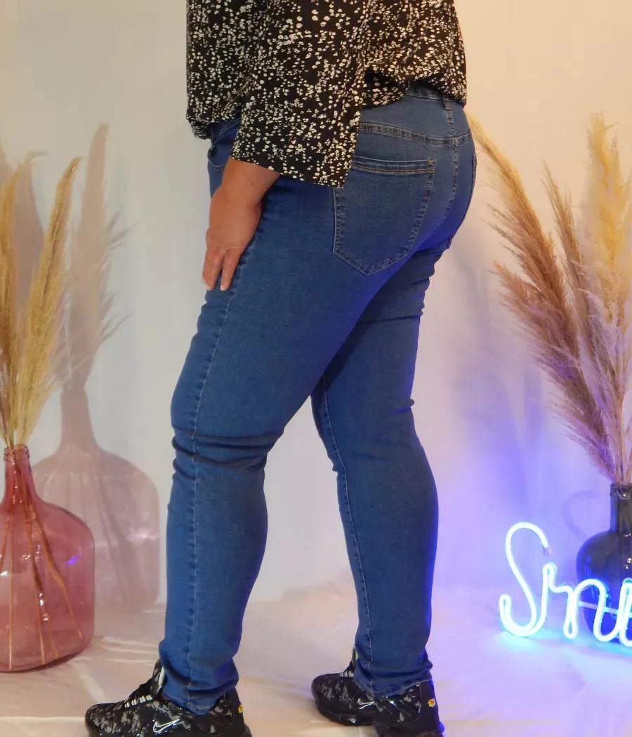 Jeans Curvy Taille Haute